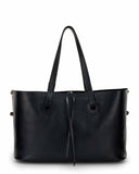 SANCHA EXTRA LARGE TOTE BAG in Black Napa leather Kendall Conrad   