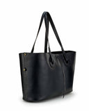 SANCHA EXTRA LARGE TOTE BAG in Black Napa leather Kendall Conrad   