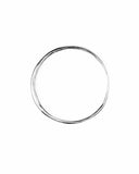 ROUNDED THICK BANGLE jewelry, Kendall Conrad Sterling SIlver  
