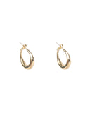 THICK OVAL HOOP EARRINGS jewelry, Kendall Conrad   