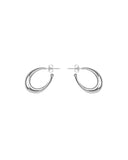 THICK OVAL HOOP EARRINGS jewelry, Kendall Conrad Sterling Silver  