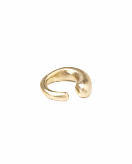 THICK ROUNDED RING IV jewelry, Kendall Conrad 6 Gold Plated 