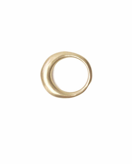 THICK ROUNDED RING II jewelry, Kendall Conrad 6 Brass 