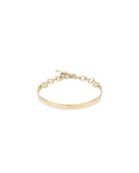 NAKED THIN TOGGLE CHAIN BRACELET jewelry, Kendall Conrad Brass  