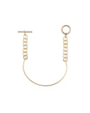 NAKED THIN TOGGLE CHAIN BRACELET jewelry, Kendall Conrad   