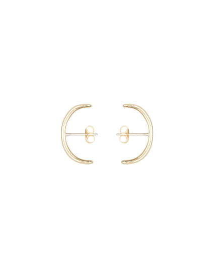 THIN ROUNDED POST EARRINGS jewelry, Kendall Conrad Gold Plated  