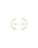 THIN ROUNDED POST EARRINGS jewelry, Kendall Conrad Gold Plated  