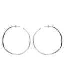 TAPERED THIN HOOP EARRINGS jewelry, Kendall Conrad Sterling Silver  