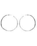 TAPERED THIN HOOP EARRINGS jewelry, Kendall Conrad   