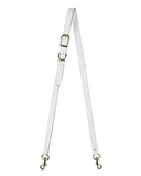 3/4"  SWIVEL CROSSBODY STRAP in White Napa bag strap Kendall Conrad   