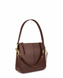 TRIANA MESSENGER BAG in Umber Napa messenger bag Kendall Conrad   