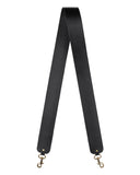 2"  SWIVEL CROSSBODY STRAP in Black Napa bag strap Kendall Conrad   