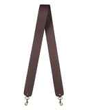 2"  SWIVEL CROSSBODY STRAP in Chocolate Napa bag strap Kendall Conrad   