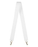 2"  SWIVEL CROSSBODY STRAP in White Napa bag strap Kendall Conrad   