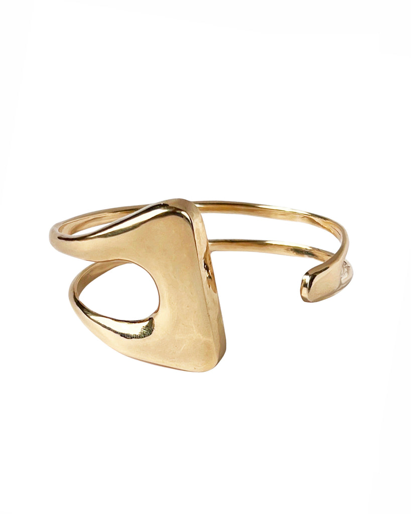 ABANICO II CUFF cuff bracelet Kendall Conrad Solid Brass  