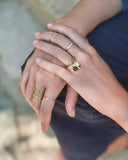THIN STACKING RING gold Kendall Conrad   