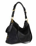 AZUCENA II SHOULDER BAG in Black Napa leather bag, Kendall Conrad   