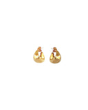 BABY GRANDITA HOOP EARRINGS earrings Kendall Conrad Brass  