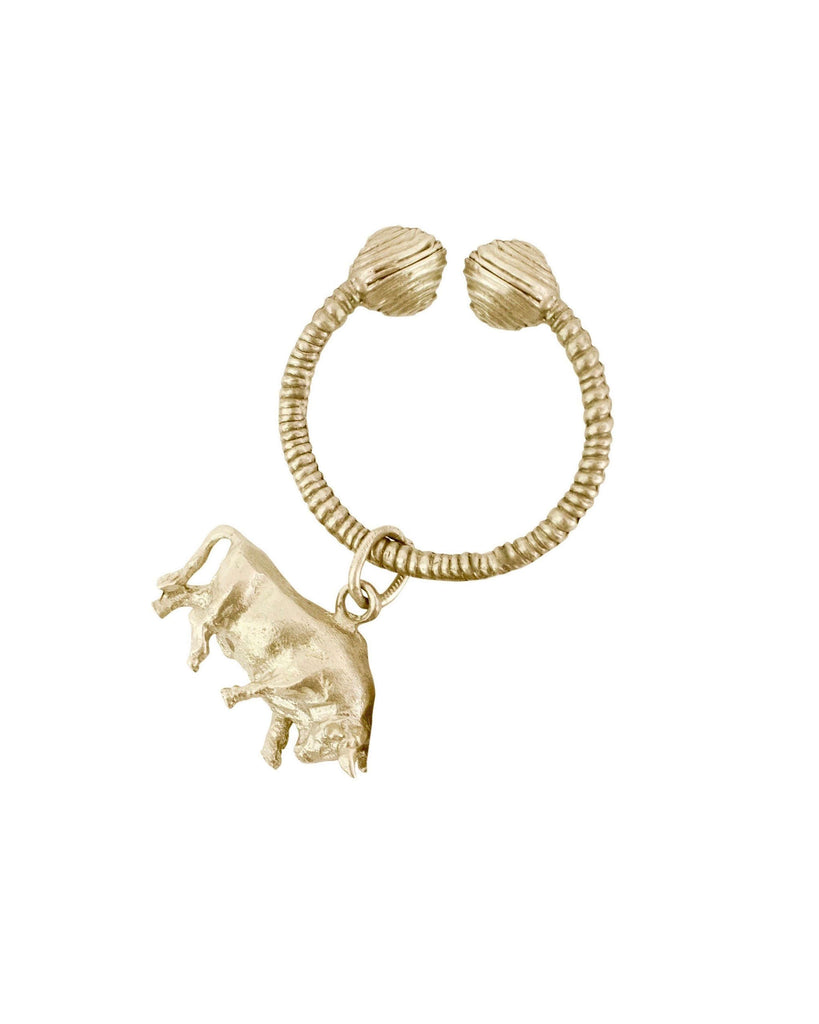 TORO PENDANT jewelry, Kendall Conrad Brass Natural Brown 