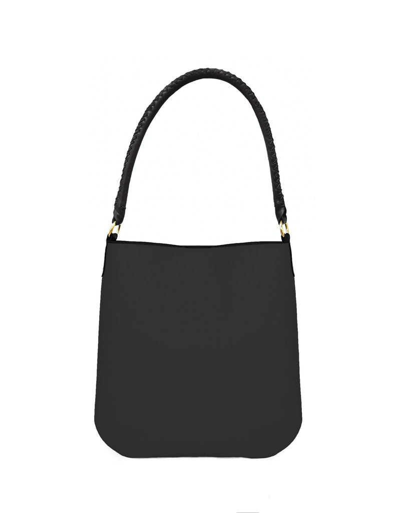 BOLERO FEED BAG in Black Napa shoulder bag Kendall Conrad   