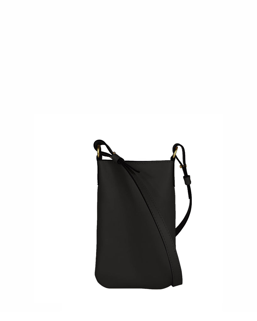 BOLERO PHONE CASE  in Black Napa mini bag Kendall Conrad   