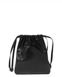 BOLSA POUCH in Black Lizard leather pouch Kendall Conrad   