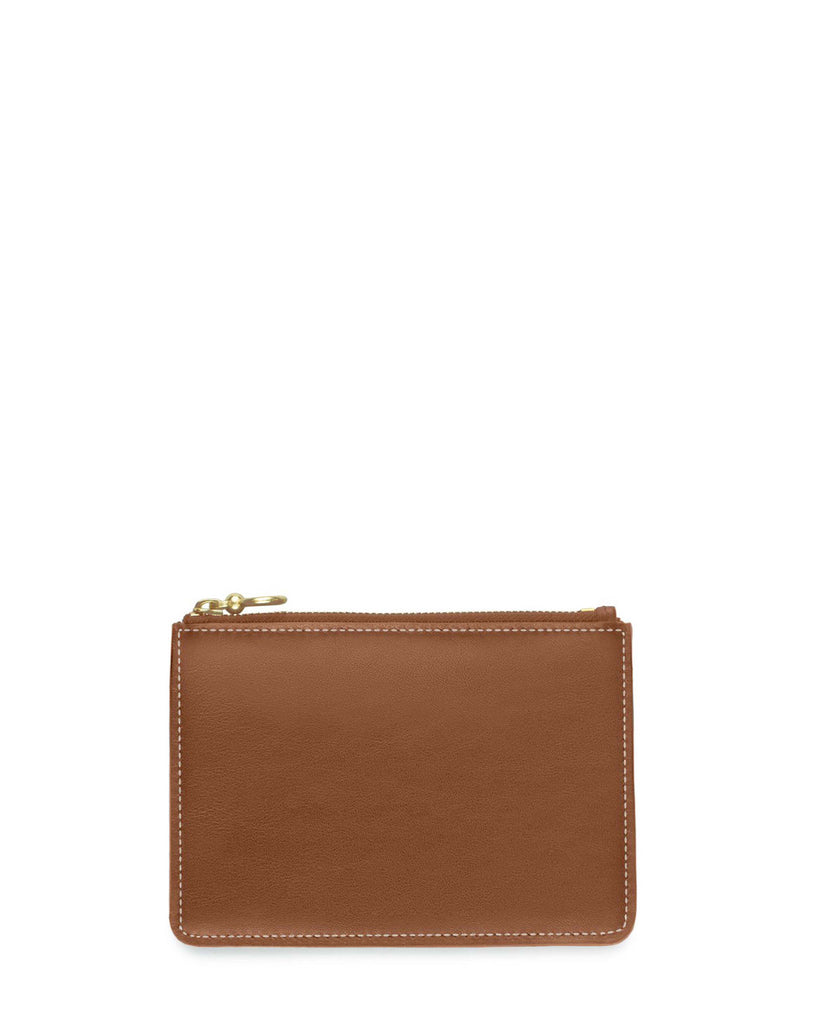 BOLSILLO I ZIP POUCH in Sienna Napa leather case Kendall Conrad   