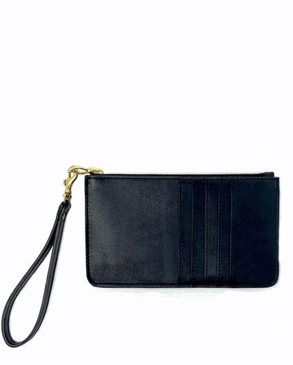 BOLSILLO PHONE WALLET in Black Napa leather case Kendall Conrad   