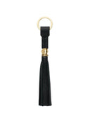 BORLITA KEY CHAIN in Black Napa Leather leather keychain Kendall Conrad   