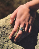 BRAIDED HEMISPHERE RING Rings Kendall Conrad   