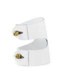 CAGANCHO CUFF in White Napa leather cuff Kendall Conrad   