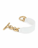 CAMEROON CHAIN CUFF leather bracelet Kendall Conrad   