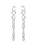 CHAIN HOOP EARRINGS new jewelry arrivals, Kendall Conrad Sterling Silver  