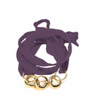 CHAIN RIBBON BRACELET bracelet Kendall Conrad Gold Plated Aubergine 