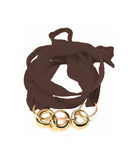 CHAIN RIBBON BRACELET bracelet Kendall Conrad Gold Plated Chocolate 