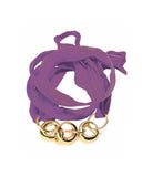 CHAIN RIBBON BRACELET bracelet Kendall Conrad Gold Plated Wine 
