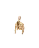 CHAQUETILLA PENDANT jewelry, Kendall Conrad Gold Plated Natural Brown 