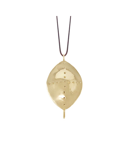 CHERIFA PENDANT I jewelry, Kendall Conrad Gold Plated Natural Brown 