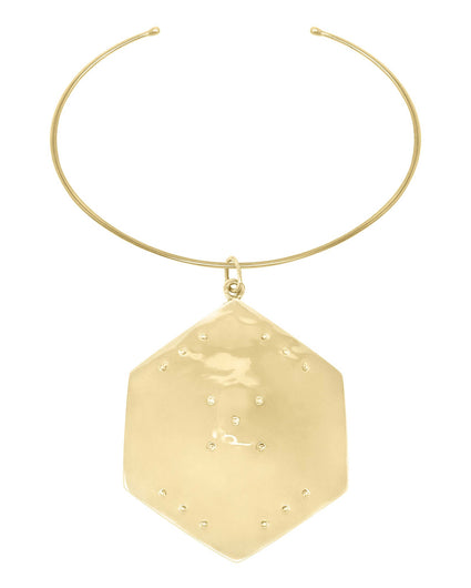 CHERIFA PENDANT II jewelry, Kendall Conrad Gold Plated Natural Brown 