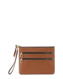 COCO ZIP CASE in Sienna Napa leather case Kendall Conrad   