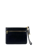 COCO ZIP CASE in Black Napa leather case Kendall Conrad   