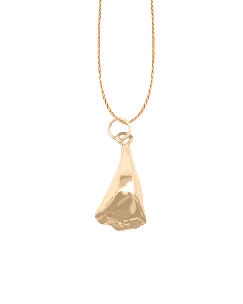 CRISTATUS PENDANT new jewelry arrivals, Kendall Conrad Brass Natural Brown 