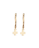 Cross Charm jewelry, Kendall Conrad Gold Plated  