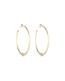 CYCAD HOOP EARRINGS jewelry, earrings, Kendall Conrad   