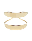 DOUBLE BOW CUFF BRACELET new jewelry arrivals, Kendall Conrad Gold Plated  