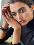 THIN ROUNDED HOOP EARRINGS  Kendall Conrad   