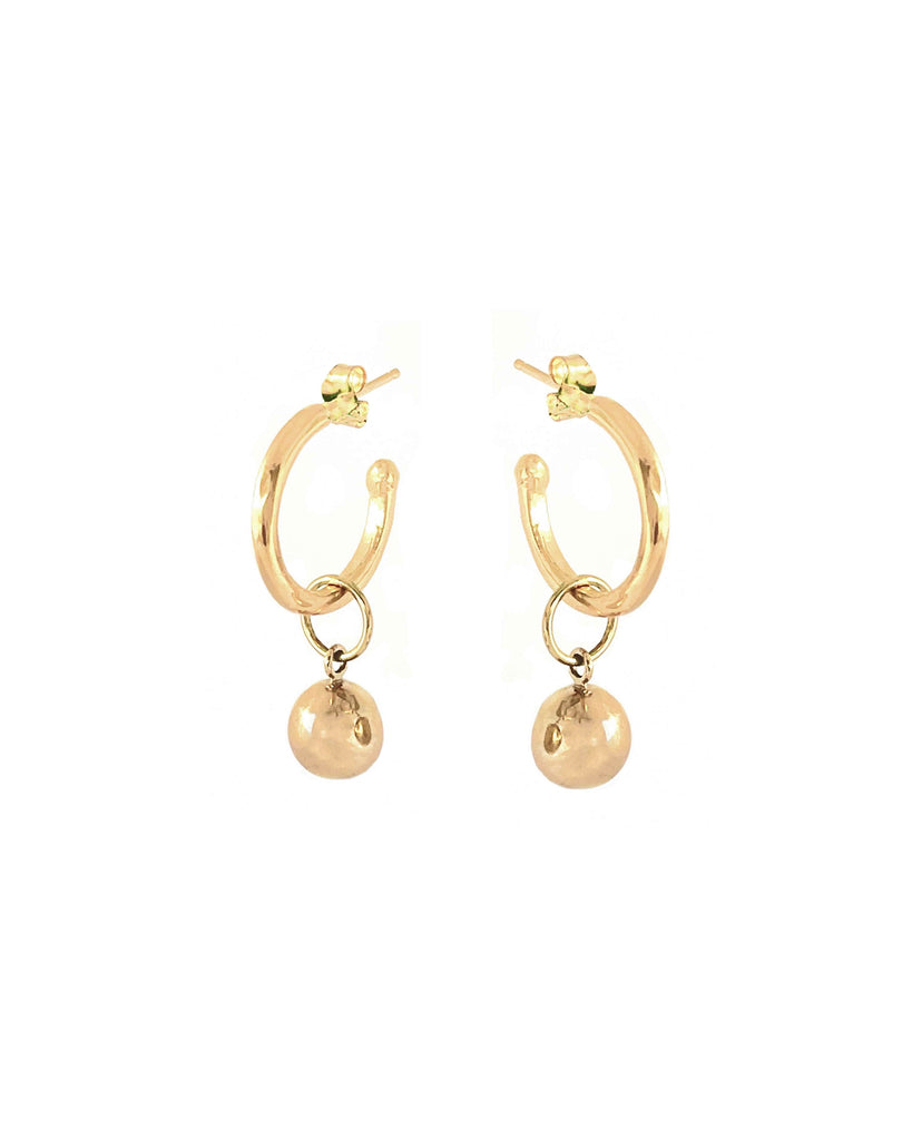 ESFERA CHARM HOOP EARRINGS jewelry Kendall Conrad   