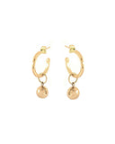 ESFERA CHARM HOOP EARRINGS jewelry Kendall Conrad   