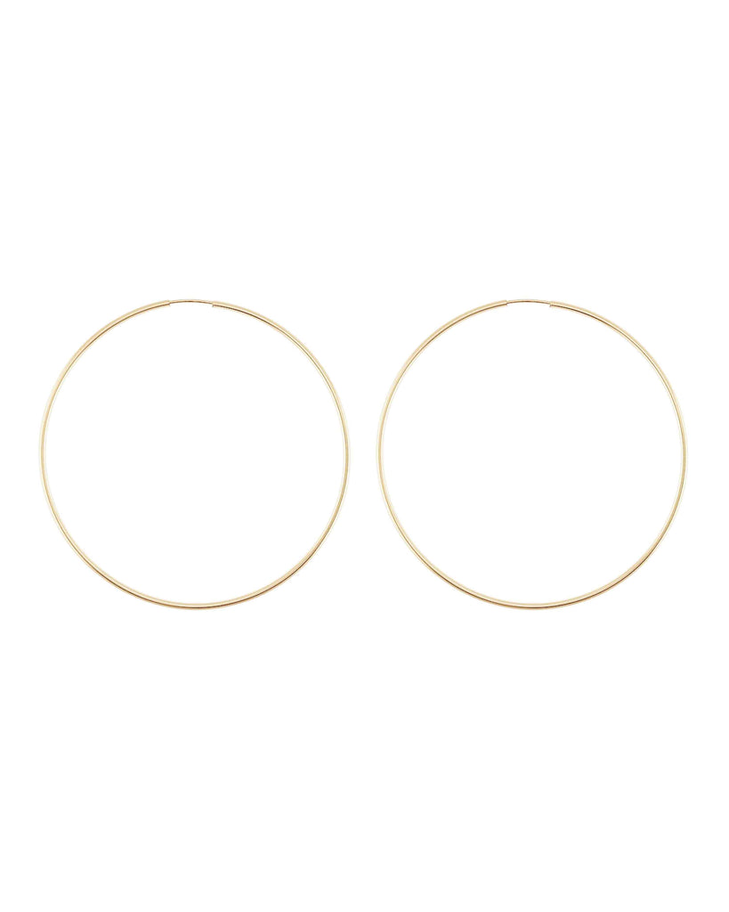 LARGE ESSENTIAL HOOP EARRINGS earrings Kendall Conrad 2" Gold Filled 