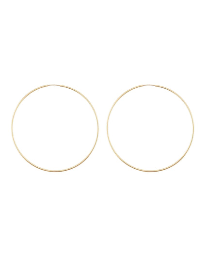 LARGE ESSENTIAL HOOP EARRINGS earrings Kendall Conrad 2" Gold Filled 